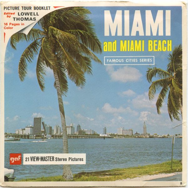 Miami and Miami Beach - View-Master 3 Reel Packet - 1960s views - vintage - A963-G1B Discount