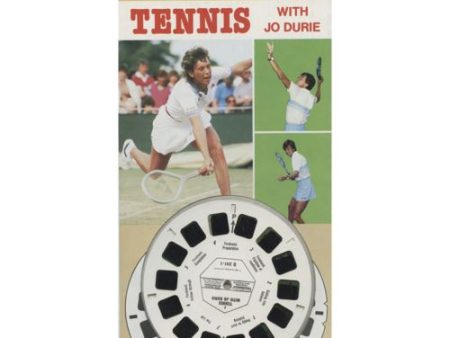 Tennis with Jo Durie - View-Master 3 Reel Set on Card - 1984 - vintage - D241E Online Hot Sale