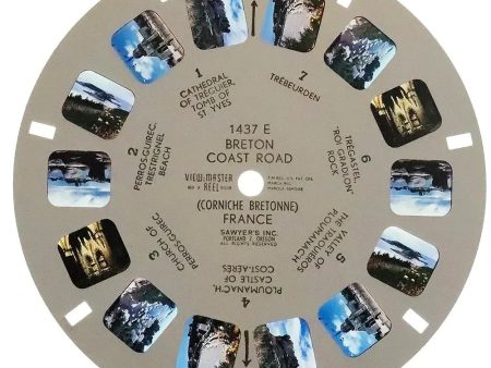 1437 E - Breton Coast Road France  - View-Master - Vintage Single Reel Online