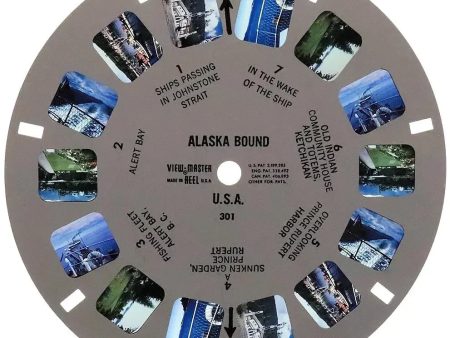 301 - Alaska Bound - View-Master - Single Reel - vintage - small lettering Cheap