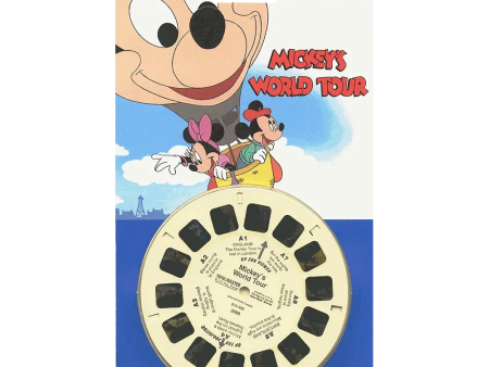 Mickey s World Tour - View-Master 3 Reel Set on Card - NEW - 3080 on Sale