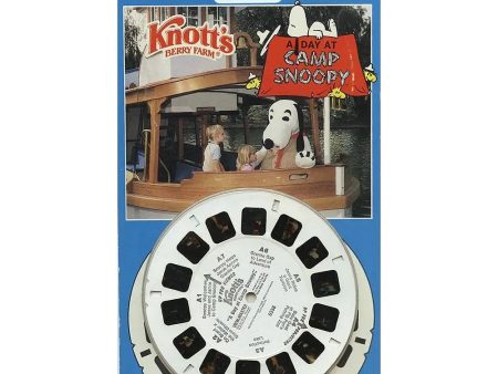 Knott s Berry Farm - Camp Snoopy - View-Master 3 Reel Set on Card - vintage - (5338) - NEW For Discount