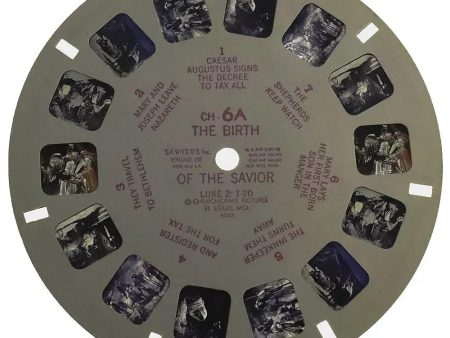 The Birth of The Savior - View-Master Single Reel - 1947 - vintage - (CH-6A) Cheap