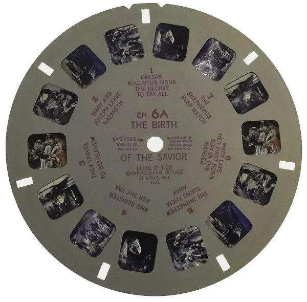 The Birth of The Savior - View-Master Single Reel - 1947 - vintage - (CH-6A) Cheap