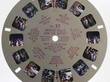 Herod Kills John the Baptist - View-Master Single Reel - 1947 - vintage - (CH-37) Online Hot Sale