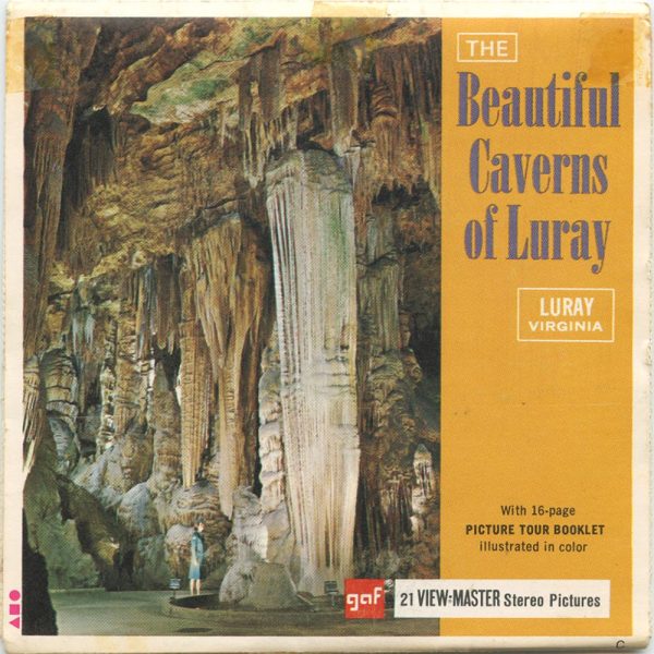 Beautiful Caverns of Luray - View-Master 3 Reel Packet - 1960s views - vintage - A829-G2C Cheap