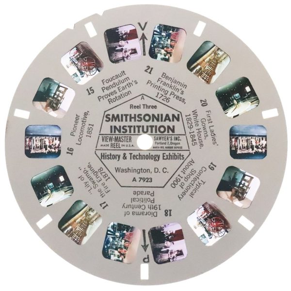 Smithsonian Institution - View-Master 3 Reel Packet - vintage - A792-S6A For Sale