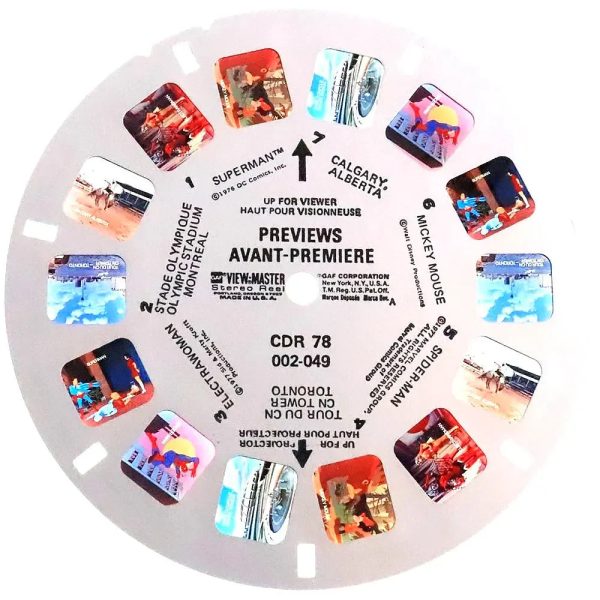 CDR 78 - Previews Avant Premiere - Canadian View-Master Demonstration Reel - vintage - CDR-78 Online now