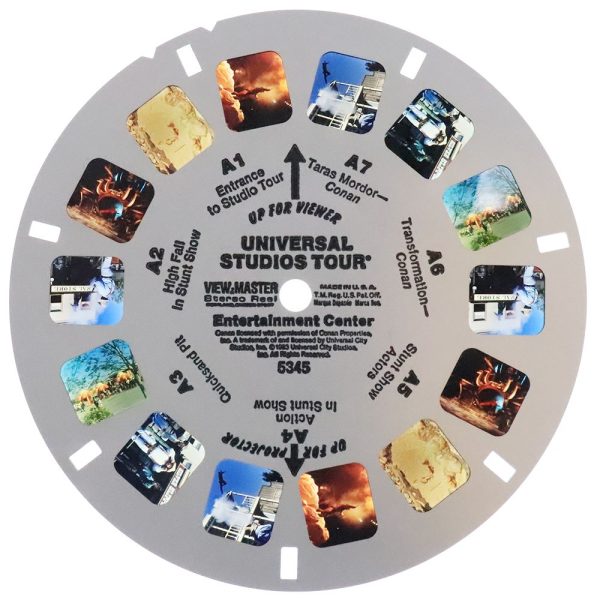 Universal Studios Hollywood Frankenstein No.2 - View-Master 3 Reel Set - 1980s - vintage - 5345 For Sale