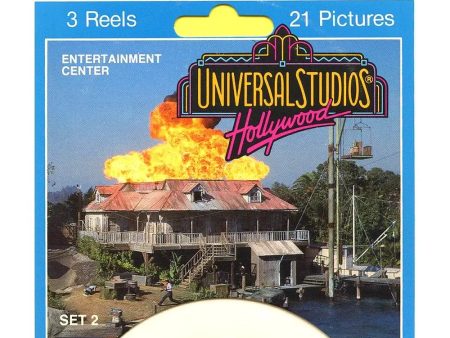 Universal Studios Hollywood - View-Master 3 Reel Set on Card - 1991 - vintage - 5380 Discount