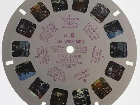 The Wise Men Find Jesus - View-Master Single Reel - 1947 - vintage - (CH-8) Online Sale