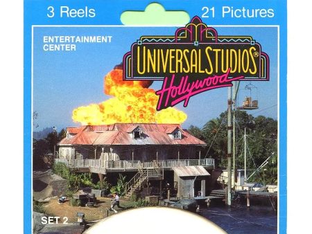 Universal Studios Hollywood Set 2 - View Master 3 Reel Set on Card - 1990 - vintage - 5457 Online