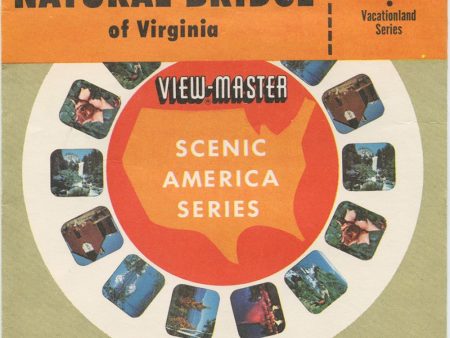 Natural Bridge- View-Master 3 Reel Packet - 1950s views - vintage - A828-SU For Sale