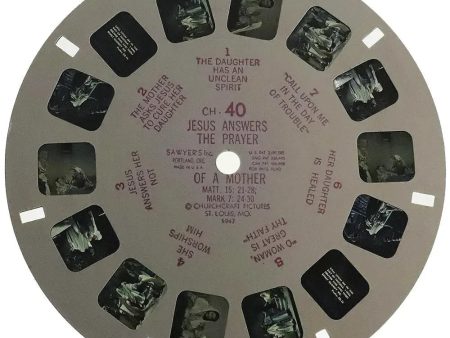 Jesus Answers The Prayer of A Mother - View-Master Single Reel - 1947 - vintage - (CH-40) Online now