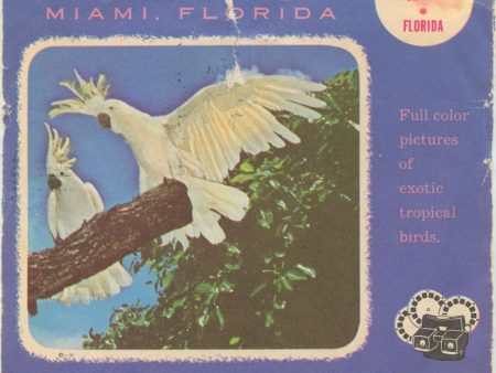 Parrot Jungle - Florida - View-Master 3 Reel Packet - 1960s views - vintage - A965-S5 Sale