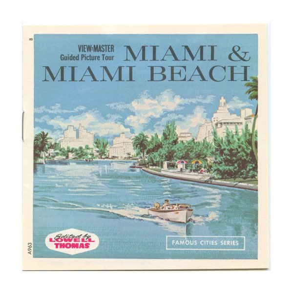 Miami and Miami Beach - View-Master 3 Reel Packet - 1960s views - vintage - A963-G1B Discount