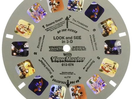 1988 - Look and See in 3-D! with View-Master - Demonstration Reel - View-Master Single Reel - vintage - (012-074) For Sale