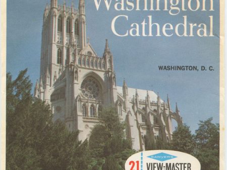 Washington Cathedral - View-Master 3 Reel Packet - 1960s views - vintage - A796-S6A Sale