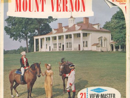 Mount Vernon - View-Master 3 Reel Packet - 1960s views - vintage - A812-S6A Sale