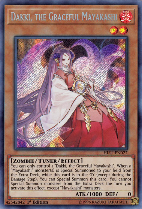 Dakki, the Graceful Mayakashi [HISU-EN027] Secret Rare Discount