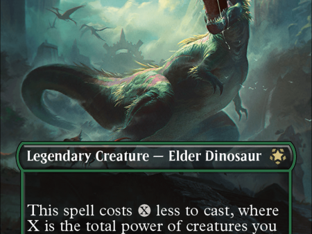 Ghalta, Primal Hunger (Borderless) [The Lost Caverns of Ixalan Special Guests] Online now