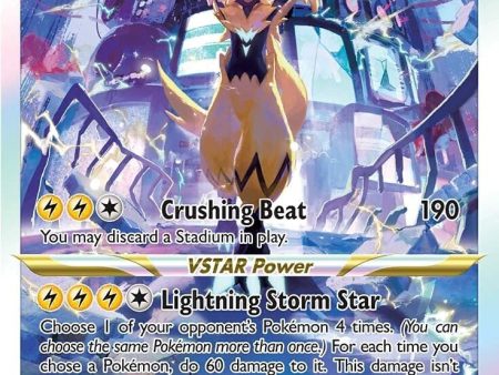 Zeraora VSTAR (GG43 GG70) [Sword & Shield: Crown Zenith] Fashion