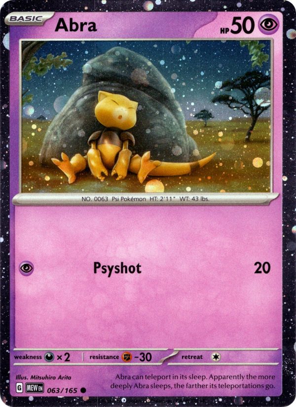 Abra (063 165) (Cosmos Holo) [Miscellaneous Cards] Online now