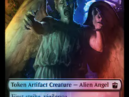 Alien Angel    Treasure (0063) Double-Sided Token (Surge Foil) [Doctor Who Tokens] Cheap