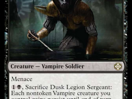 Dusk Legion Sergeant [The Lost Caverns of Ixalan Commander] For Discount