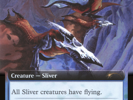 Winged Sliver (Extended Art) [Secret Lair Drop Promos] For Cheap